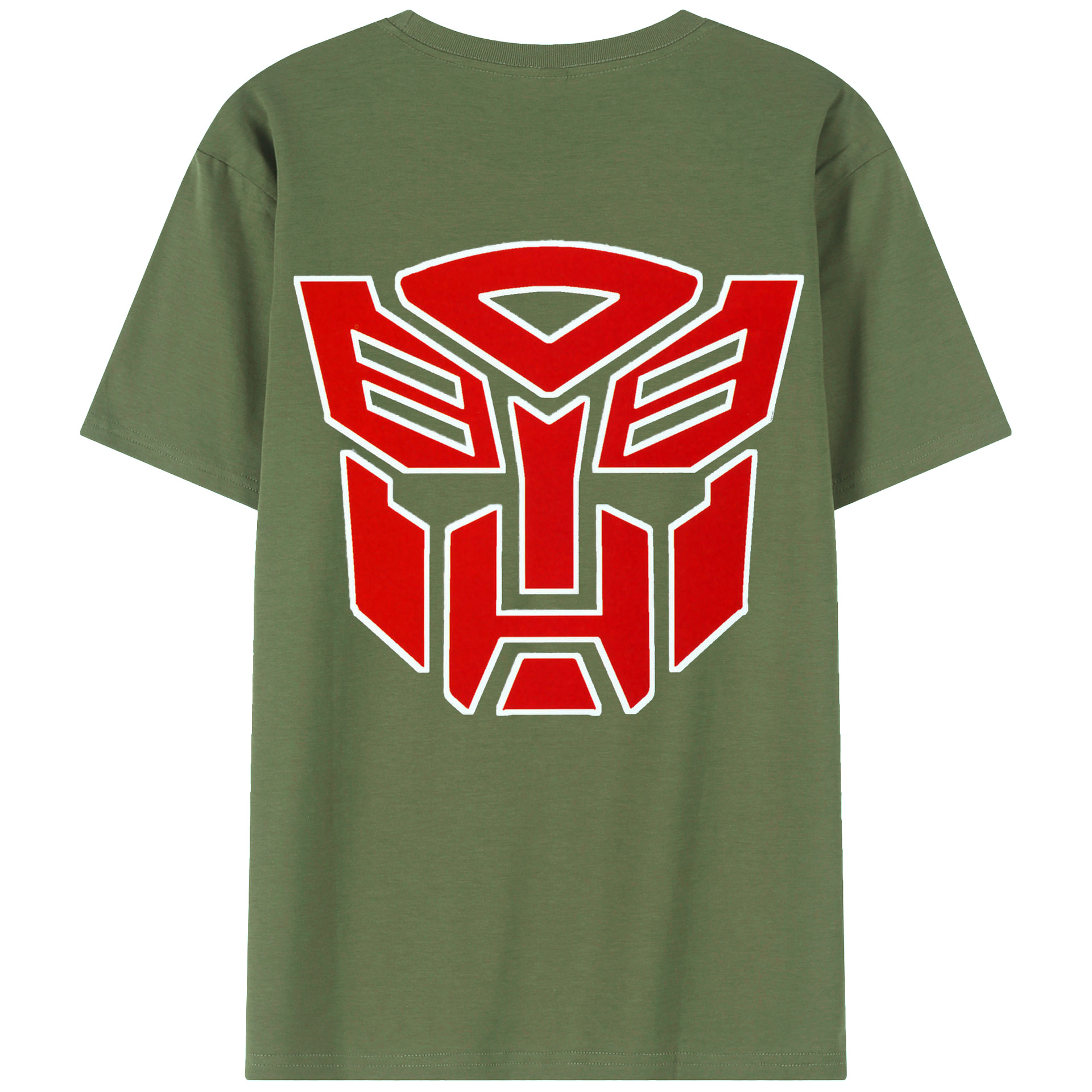 （画像用）  綿100％ メンズ半袖Tシャツ（バックプリント） 通気性